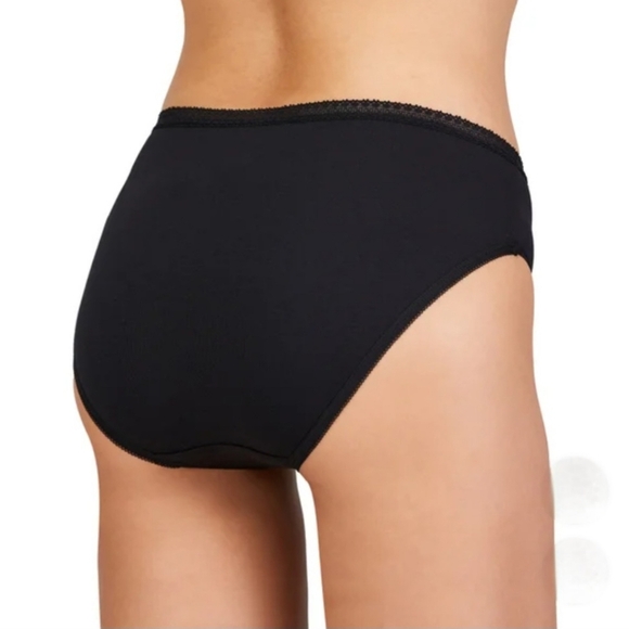 Natori Underwear 8 Pack Black Panties Size Small New Hi Cut Briefs - Picture 3 of 11